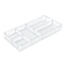 Azar Displays Clear Acrylic Five Compartment Cosmetic, Beauty, Makeup Organizer 252722-GS-1PK - alternate 3